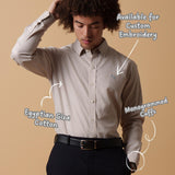 Beige Oxford