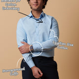 Ocean Blue Oxford
