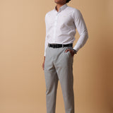 Ivory White Poplin