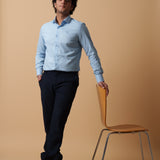 Ocean Blue Oxford