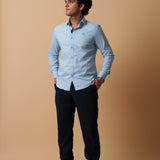 Ocean Blue Oxford