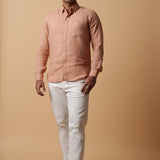 Dusky Brown Linen
