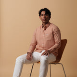 Dusky Brown Linen